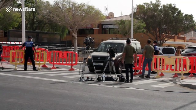 Coronavirus: Outside the Tenerife hotel where hundreds of guests are locked down