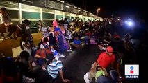 Así recibieron a 500 migrantes que intentaban cruzar hacia Texas