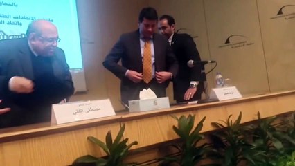 وزير الرياضة ومدير مكتبة الإسكندرية يتحدثون مع شباب الجامعات ضمن مؤتمر الاتحادات الطلابية