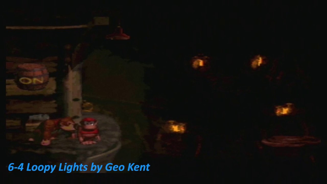 Donkey Kong Country 6-4 Loopy Lights