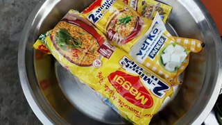 MAGGI MASALA RECIPE | VEG MAGGI | Maggie Noodles Veg Village Food Factory