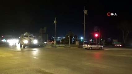 Suriye sınırına askeri araç sevkiyatı