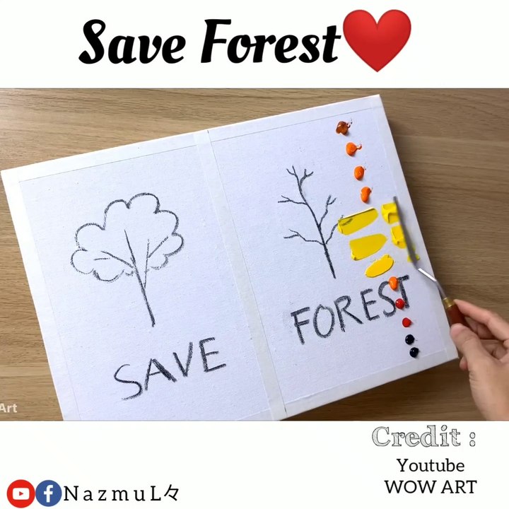 Save Forest Painting 