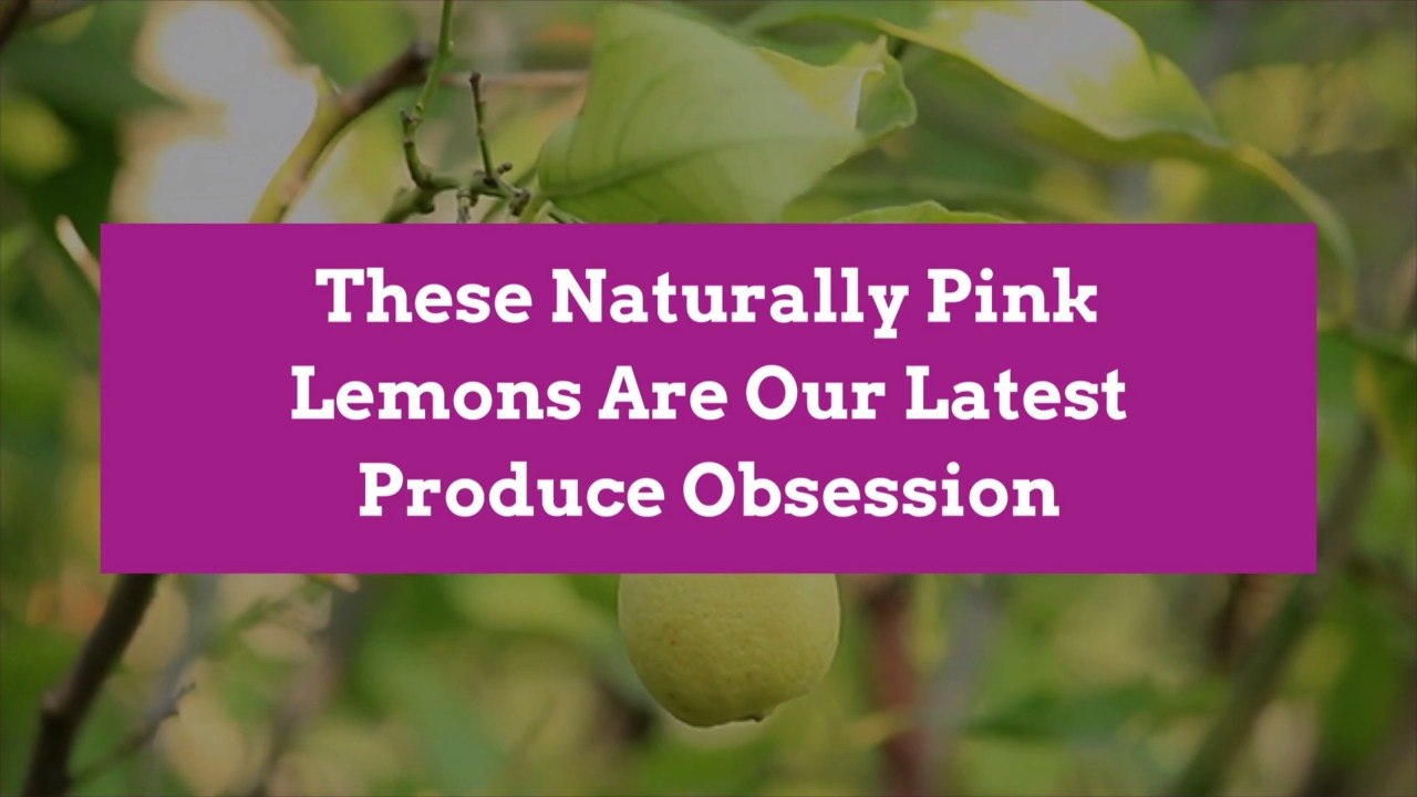 These Naturally Pink Lemons Are Our Latest Produce Obsession video