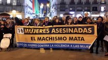 Concentración en Madrid contra la violencia de género