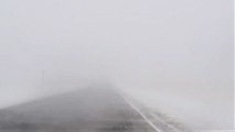 Snow squall triggers whiteout conditions on Highway 24
