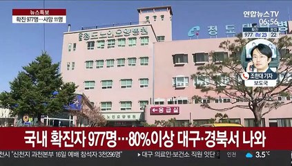 확진자 1,000명 가까이…사망자 11명