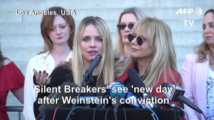 'Things are changing': 'Silence breakers' on Weinstein's conviction