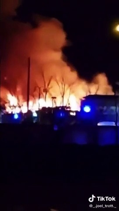 Chichester industrial unit fire