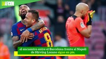 Napoli vs Barcelona- horario y donde ver la Champions League