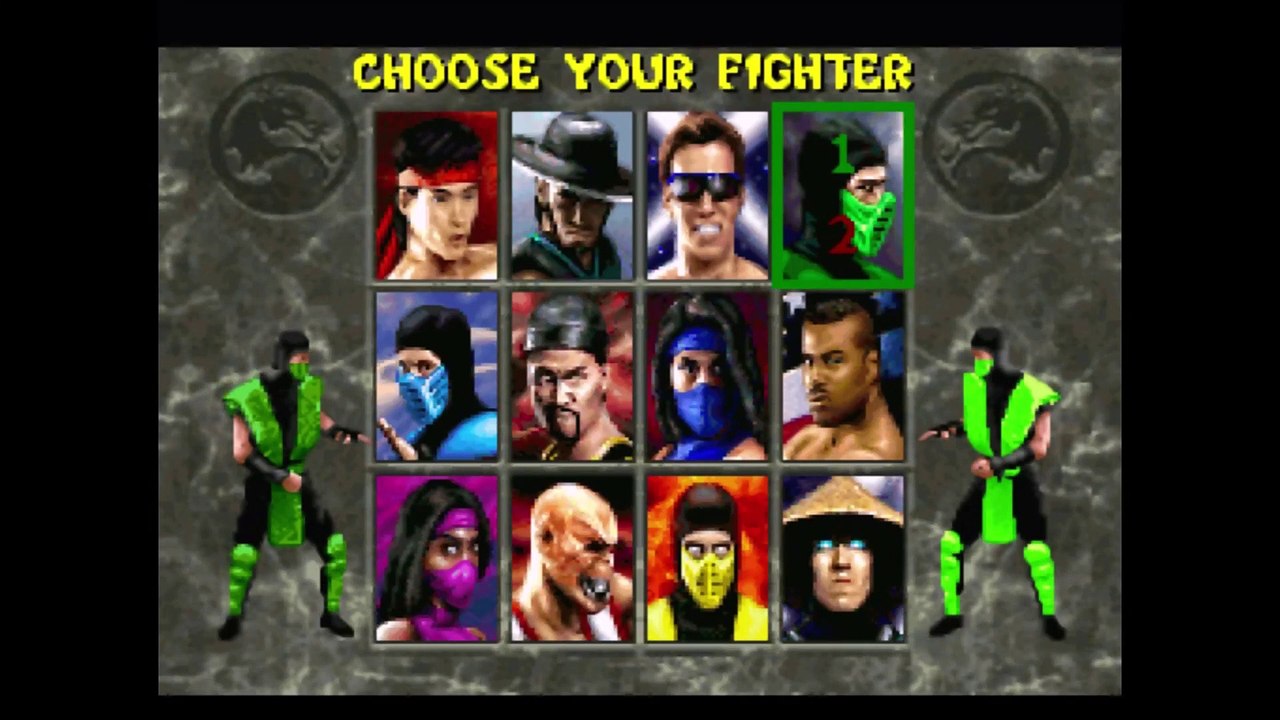 Mortal Kombat II - Reptile Lista de Movimentos