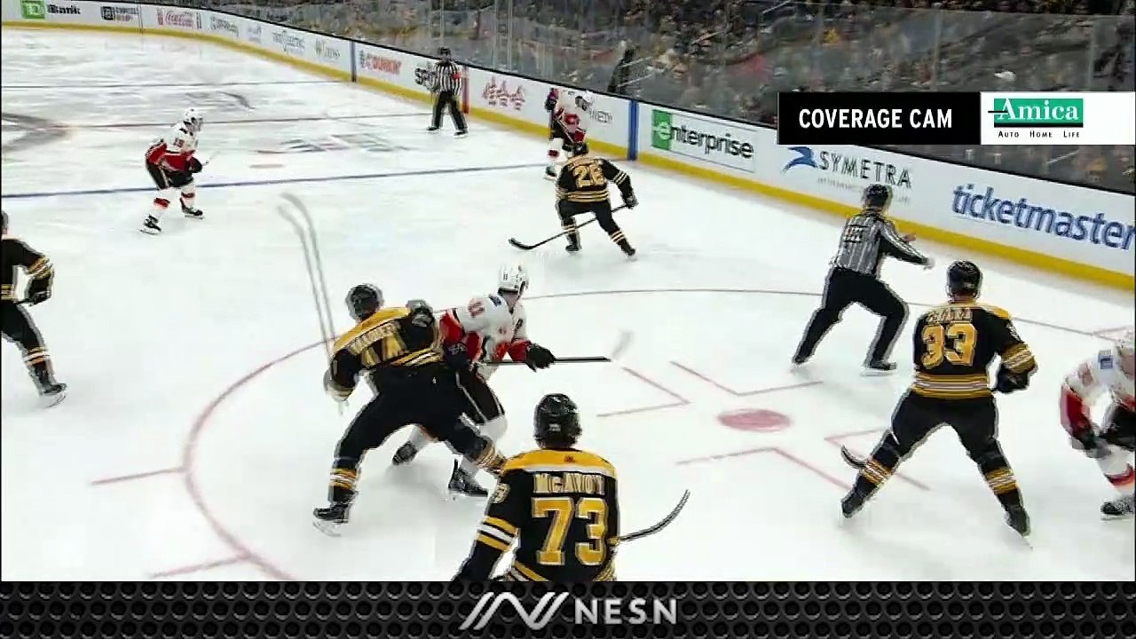 Bruins Surrender Multiple Chances Throughout First Period Vs. Flames