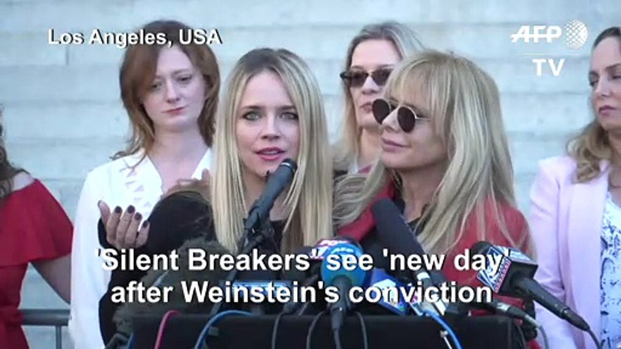 'Things are changing': 'Silence breakers' on Weinstein's conviction