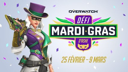 Overwatch - Évènement saisonnier  'Le défi Mardi gras d'Ashe'