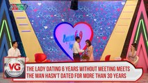 The lady dating 6 years without meeting meets the man hasn't dated for more than 30 years
