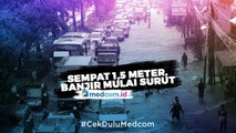 Sempat 1,5 Meter, Banjir Depan PRJ Mulai Surut