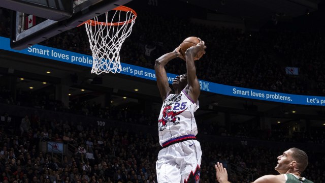 G League Alum Chris Boucher's Highlight-Reel Night Vs. The Bucks