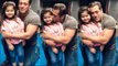 Salman Khan CUTE Little Fan GET Hugs & Kisses from her star On the Sets of RADHE is simply adorable