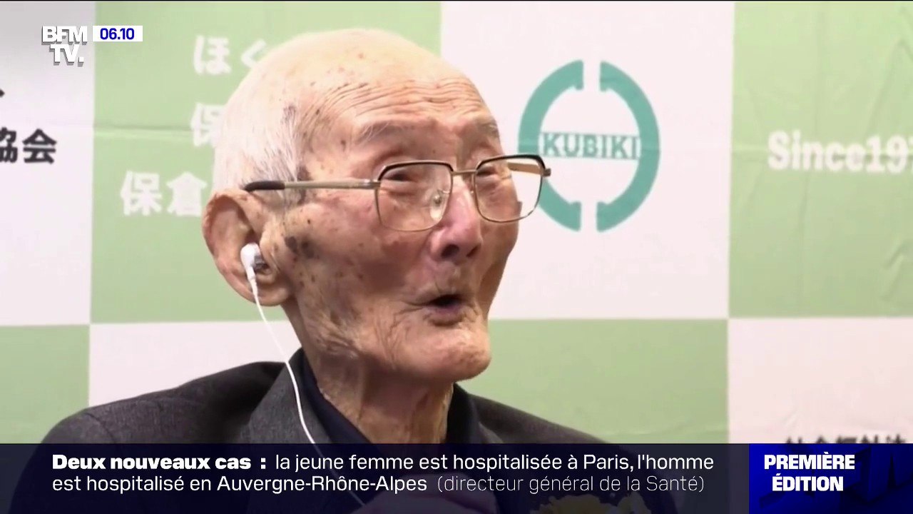 L'homme le plus vieux du monde, un Japonais de 112 ans, est mort - Vidéo  Dailymotion