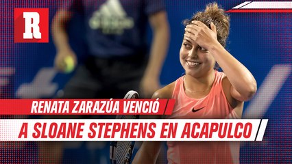 Mexicana Renata Zarazúa sorprendió y venció a Sloane Stephens en Acapulco