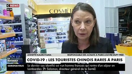 Avec la propagation du coronavirus, le nombre de chinois en forte baisse et les conséquences se multiplient sur l'économie