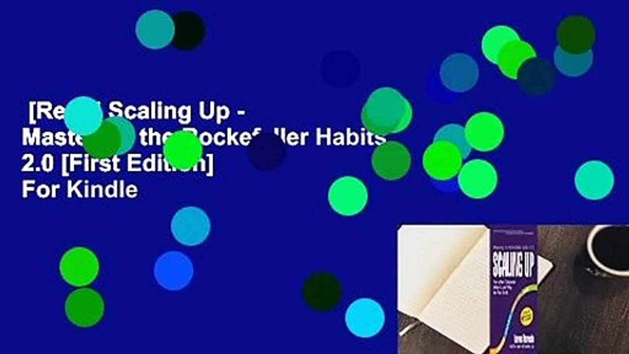 [Read] Scaling Up - Mastering the Rockefeller Habits 2.0 [First Edition]  For Kindle