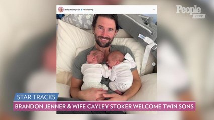 Baby Boys! Brandon Jenner and Wife Cayley Stoker Welcome Sons Bo and Sam