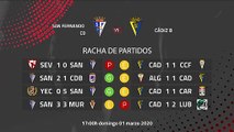 Previa partido entre San Fernando CD y Cádiz B Jornada 27 Segunda División B