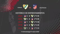Previa partido entre Coruxo y Atlético B Jornada 27 Segunda División B