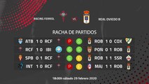 Previa partido entre Racing Ferrol y Real Oviedo B Jornada 27 Segunda División B