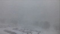 Powerful winds and lake-effect snow hammer upstate New York