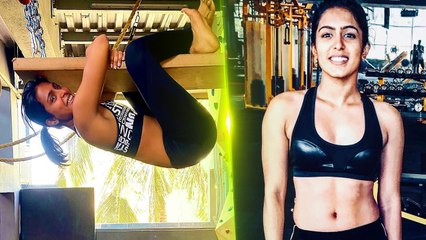 Samyuktha Hegde Monkey Bar Exercise | Comali | Puppy | Gym WorkOut