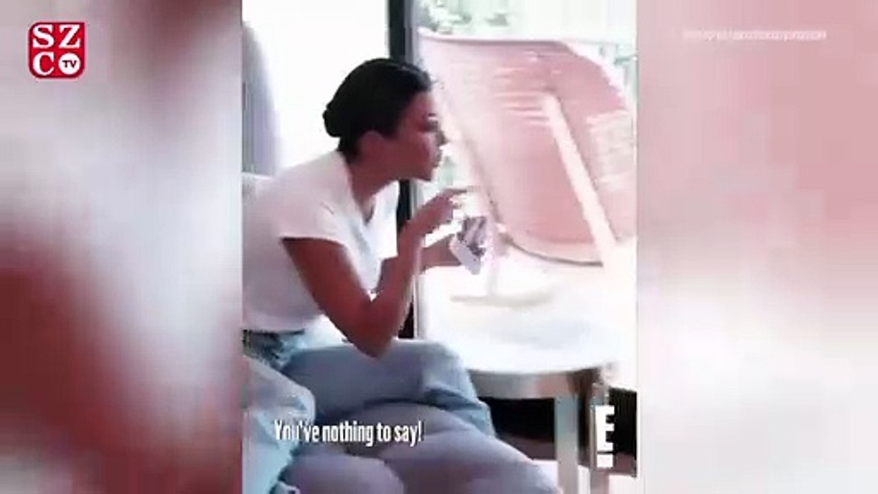 Kim ve Kourtney yumruk yumruğa kavga etti