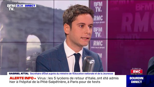 Coronavirus: Gabriel Attal juge gravissimes les propos de Marine Le Pen