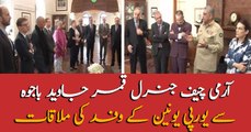 European Union delegation meets with Army Chief General Qamar Javed Bajwa