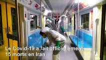Coronavirus: 15 morts en Iran, opération désinfection à Téhéran