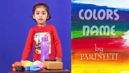 Learn Colors Name For Kids in English with Spelling | Colours Name By Parineeti  #kids #nurseryrhyme