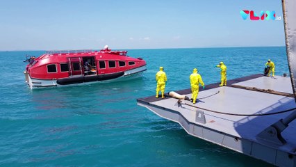 VIDEO: KRI Soeharso Evakuasi 188 WNI ke Pulau Sebaru