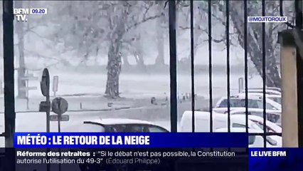 Les images du retour de la neige en région parisienne et dans l'Oise