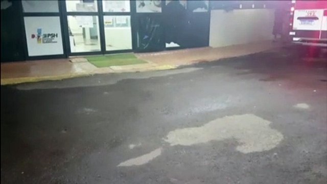 Jovem de 21 anos é socorrido pelo Siate ao ser vítima de agressão na Rua Paraná