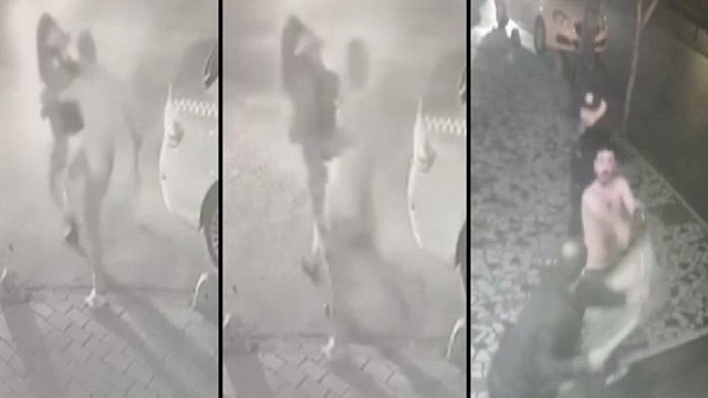 Fatih'te kadına saldıran kişiye meydan dayağı