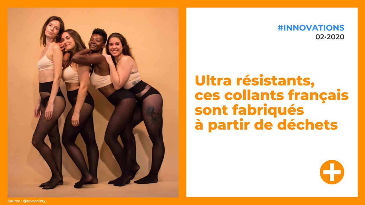 Ultra résistants, ces collants français sont fabriqués à partir de déchets