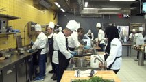 Turizm meslek lisesi öğrencileri aşçılık için yarıştı