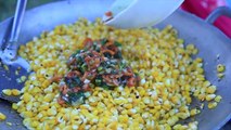 Cambodian food - Fried corn recipe - ពោតឆា - ម្ហូបខ្មែរ