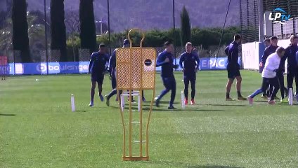 Les images du retour à l'entraînement collectif de Thauvin !