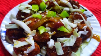 Tasty cabbage and carrot manchurian || manchurian recipe