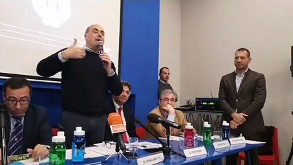 Zingaretti - La Palestra della legalità di Ostia compie un anno (26.02.20)