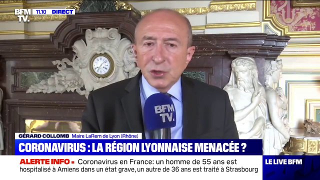 Coronavirus: selon Gérard Collomb, le Premier ministre lui-même doit trancher sur la tenue du match OL/Juventus