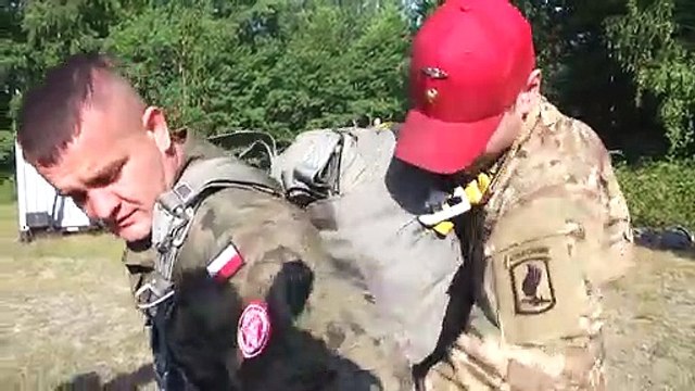 Paratroopers from the 173rd Airborne Brigade & Polish 6th Airborne Brigade Joint Airborne Operation