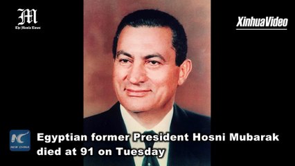 Egypt's former president Mubarak dies at 91